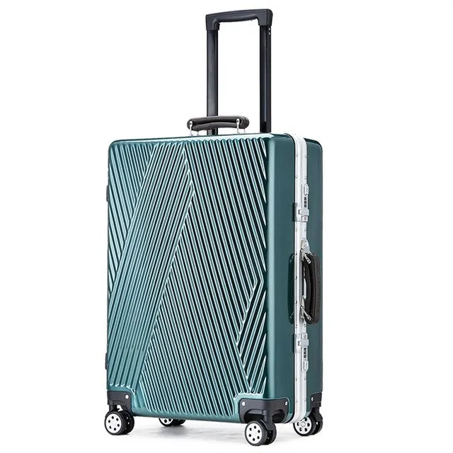 20"24" Inch Aluminum Frame Pc Luggage Bag,Multiwheel Suitcase,Nniversal Wheel Travel Box