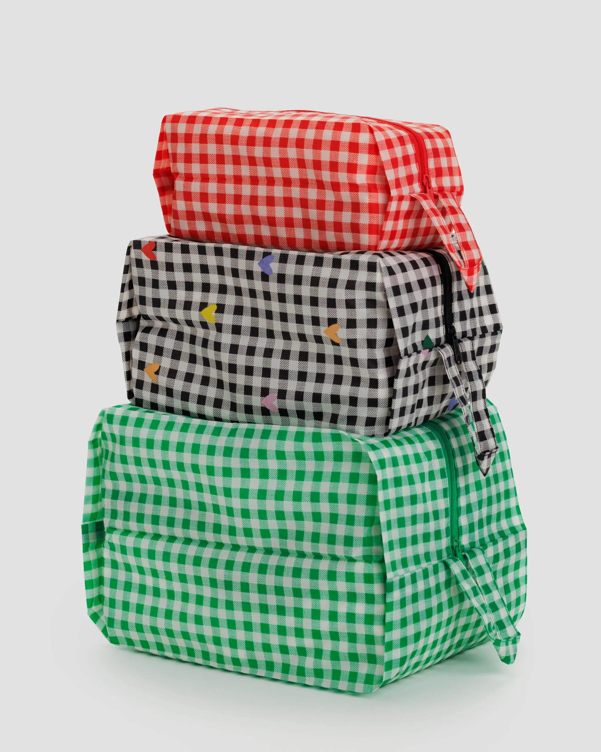 3D Zip Set in Gingham