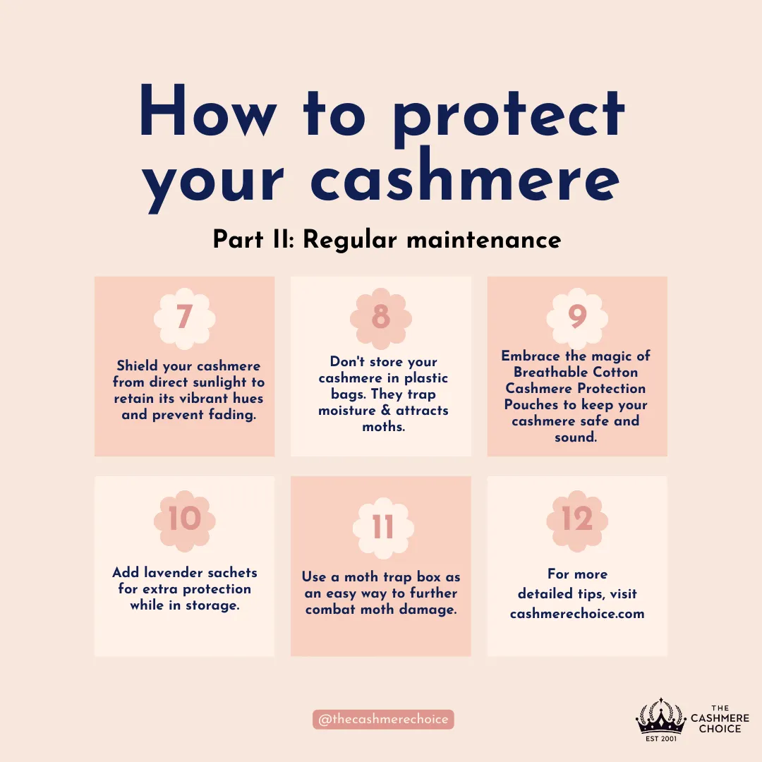 5 Cashmere Protection Pouches | Moth Proof Storage Bags for Your Clothes