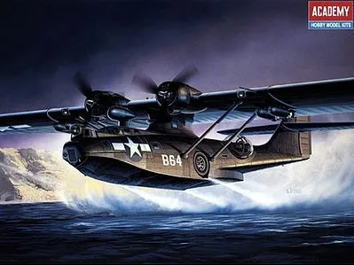 Academy Aircraft 1/72 PBY5A Black Cat Aircraft Kit