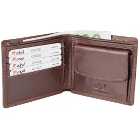 Adpel Dakota Leather Fold Wallet | Brown