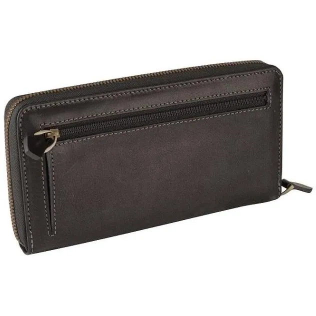 Adpel Dakota Leather Purse | Black