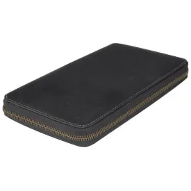 Adpel Dakota Leather Sonic Travel Wallet | Black