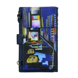 Anuschka Cell Phone Case & Wallet - 1113 - City Lights