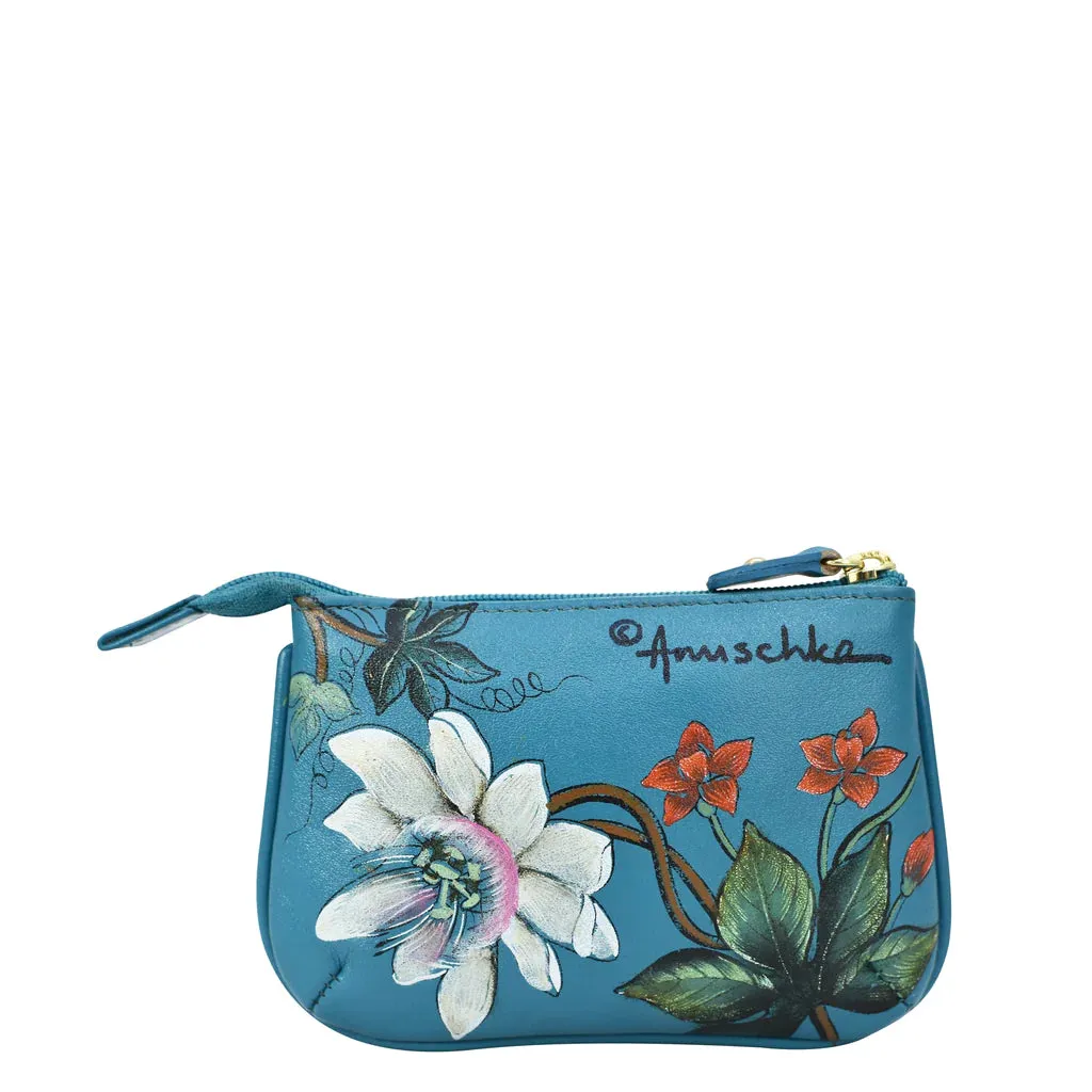 ANUSHKA 1107 MEDIUM ZIP POUCH RGR