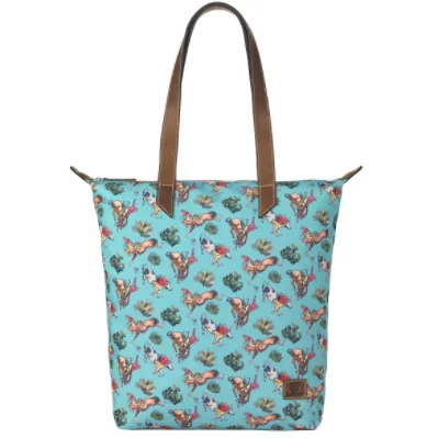 Ariat Bronco Turquoise Cruiser Tote Bag