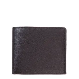 Barbour Amble Leather ID Billfold Dark Brown