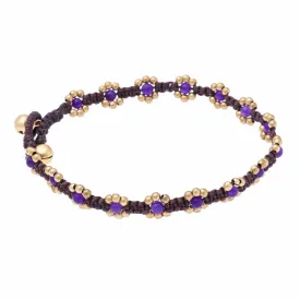 Beaded Flower Anklet