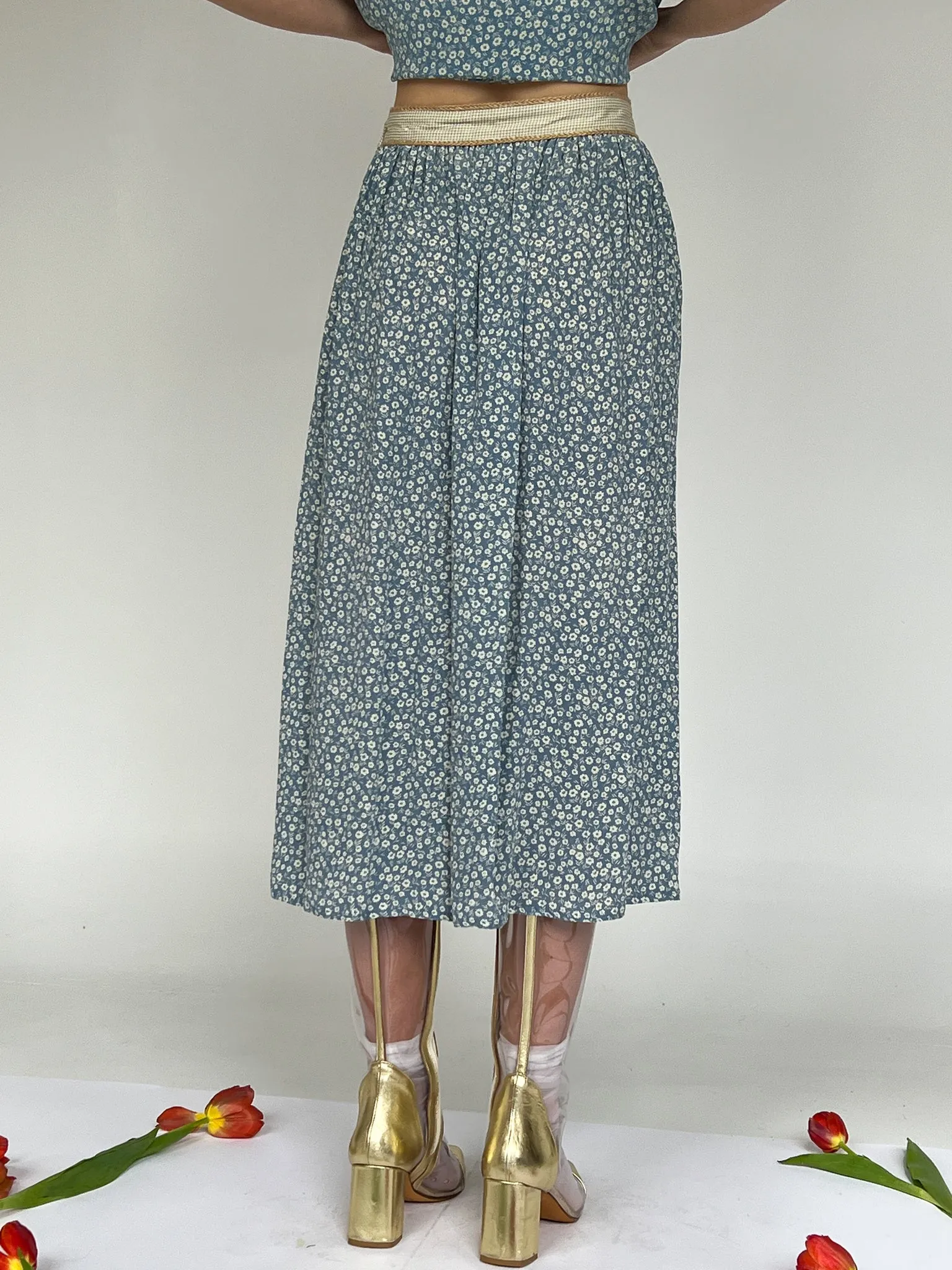 Beene Bag Blue Flower Skirt (S/M)