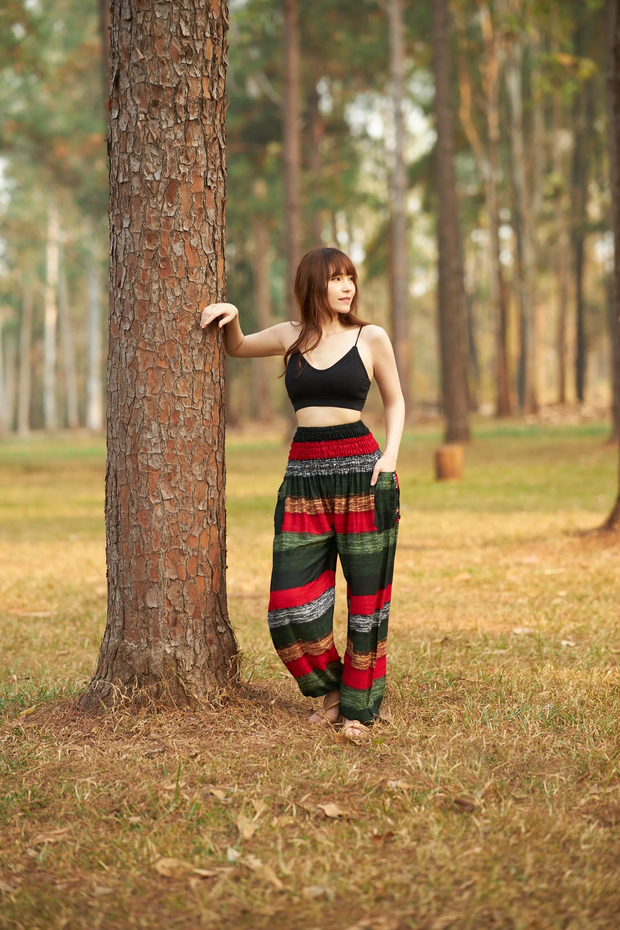 Big Striped Harem pants