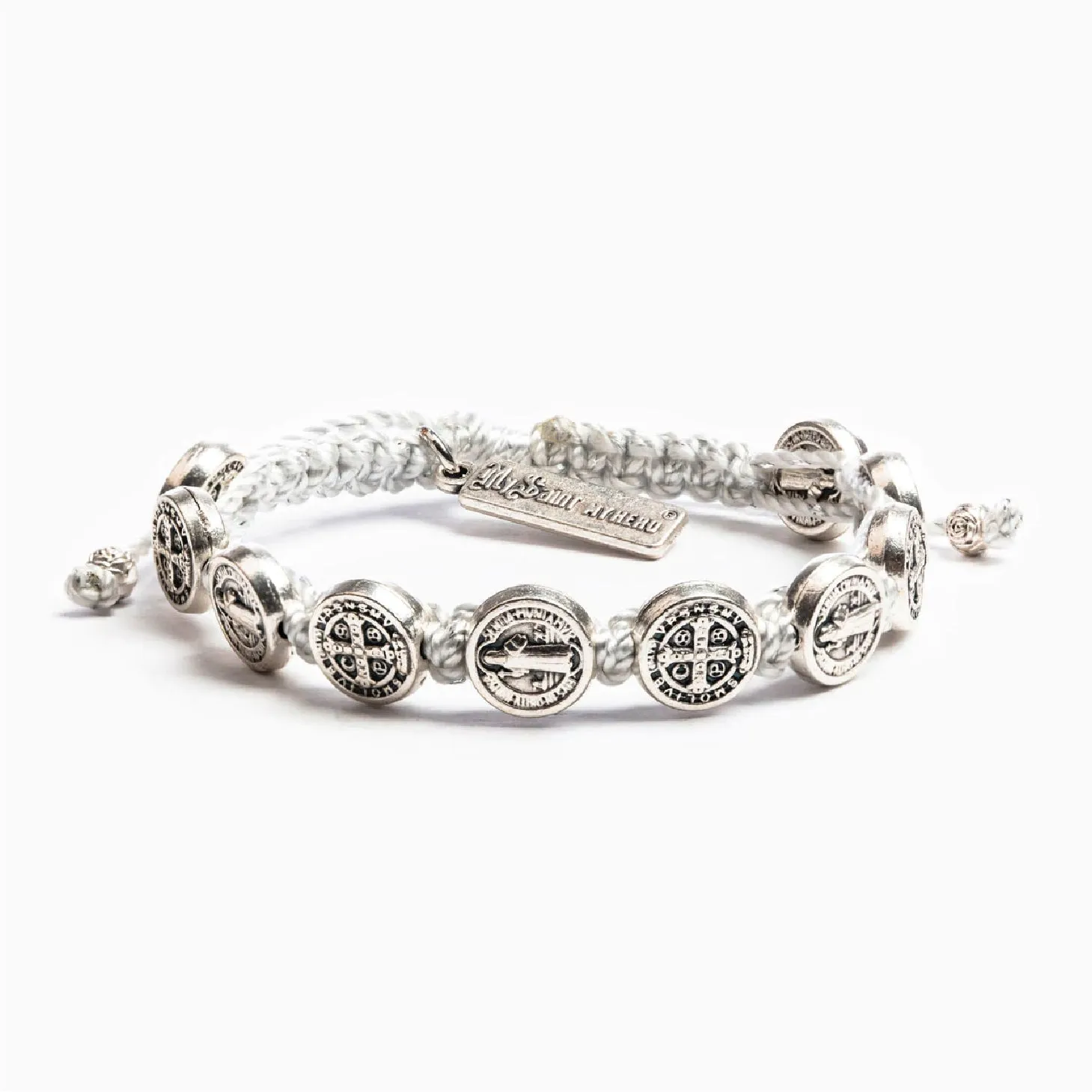 Blessing Bracelet- Silver & Metallic Silver