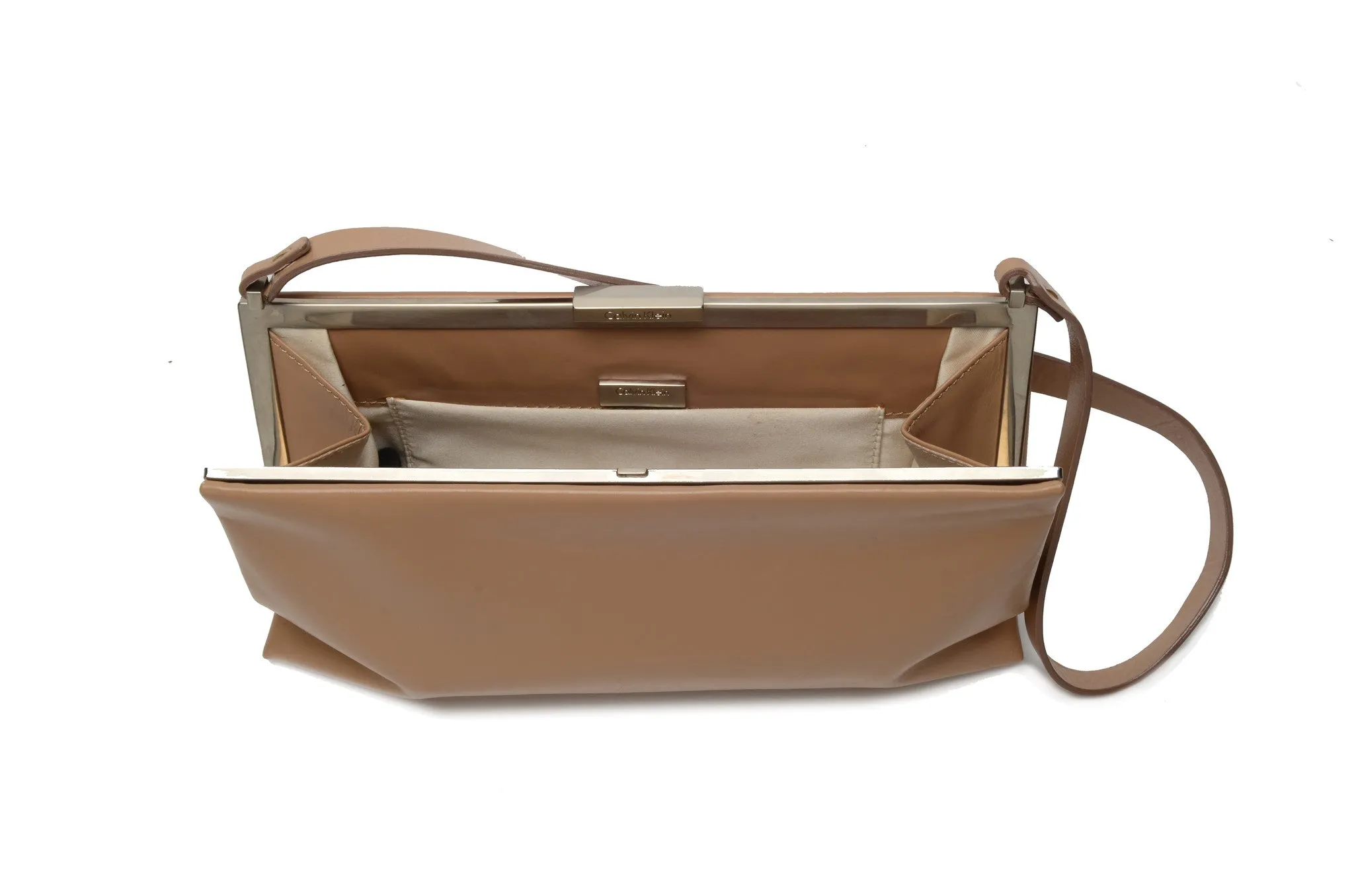 Calvin Klein - Light Brown Clutch with Strap