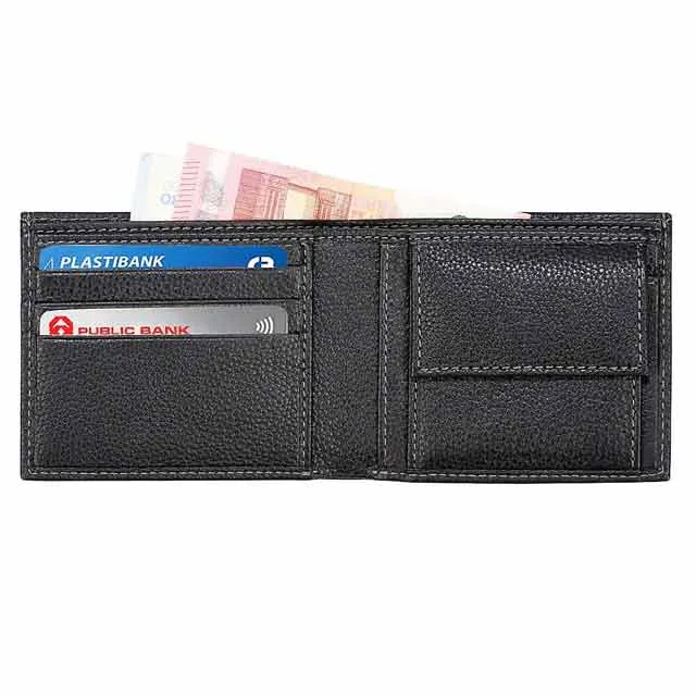 CANCUN - SANTHOME Men's Wallet In Genuine Leather (Anti-microbial)