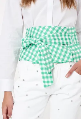 Checkered Waist Belt