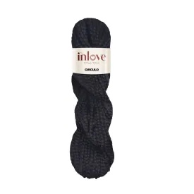 Circulo INLOVE 100% Cotton fiber 125m - 100g, Color Black (430927-8990)