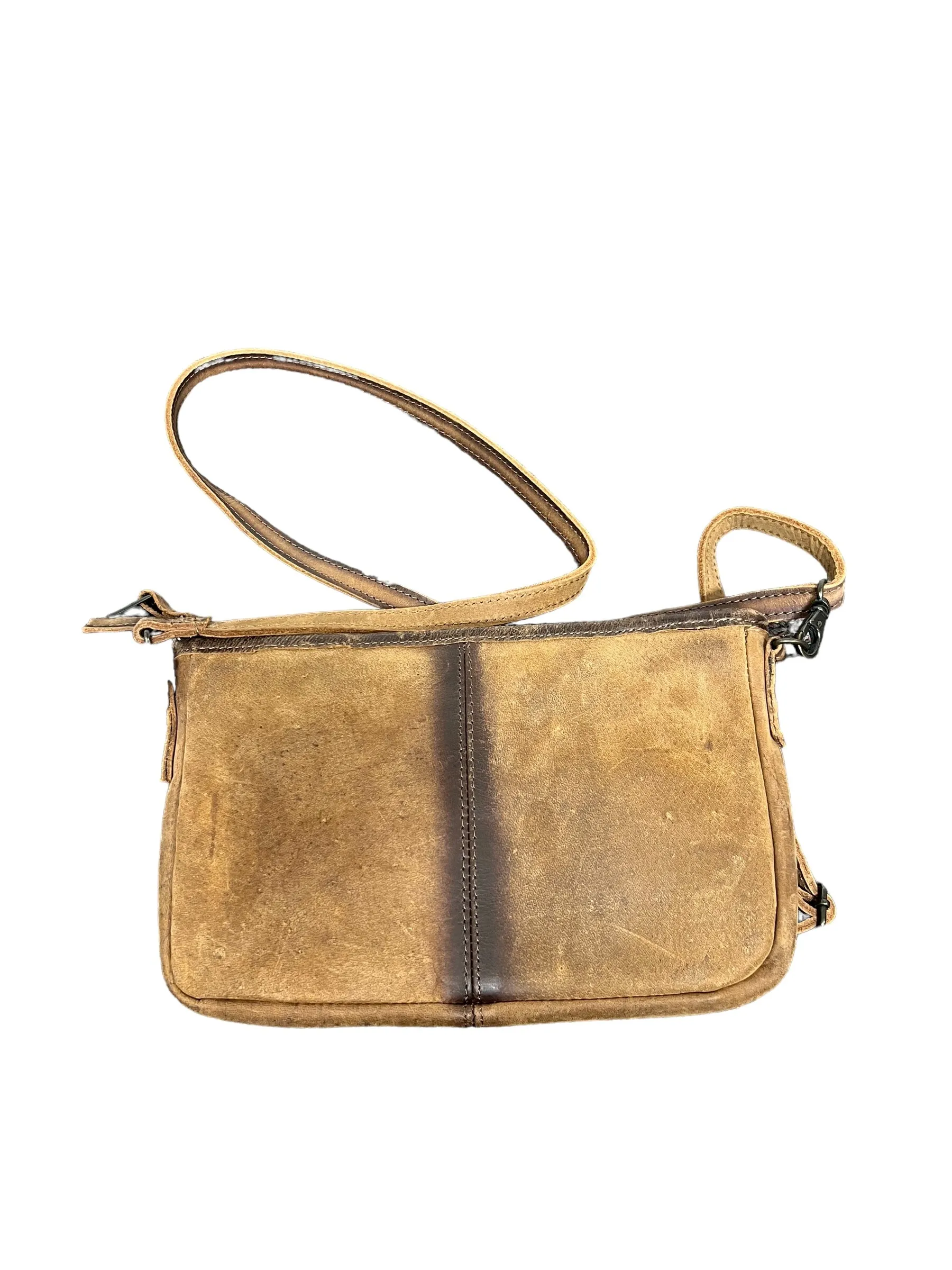 Crossbody Leather By Cmb, Size: Medium