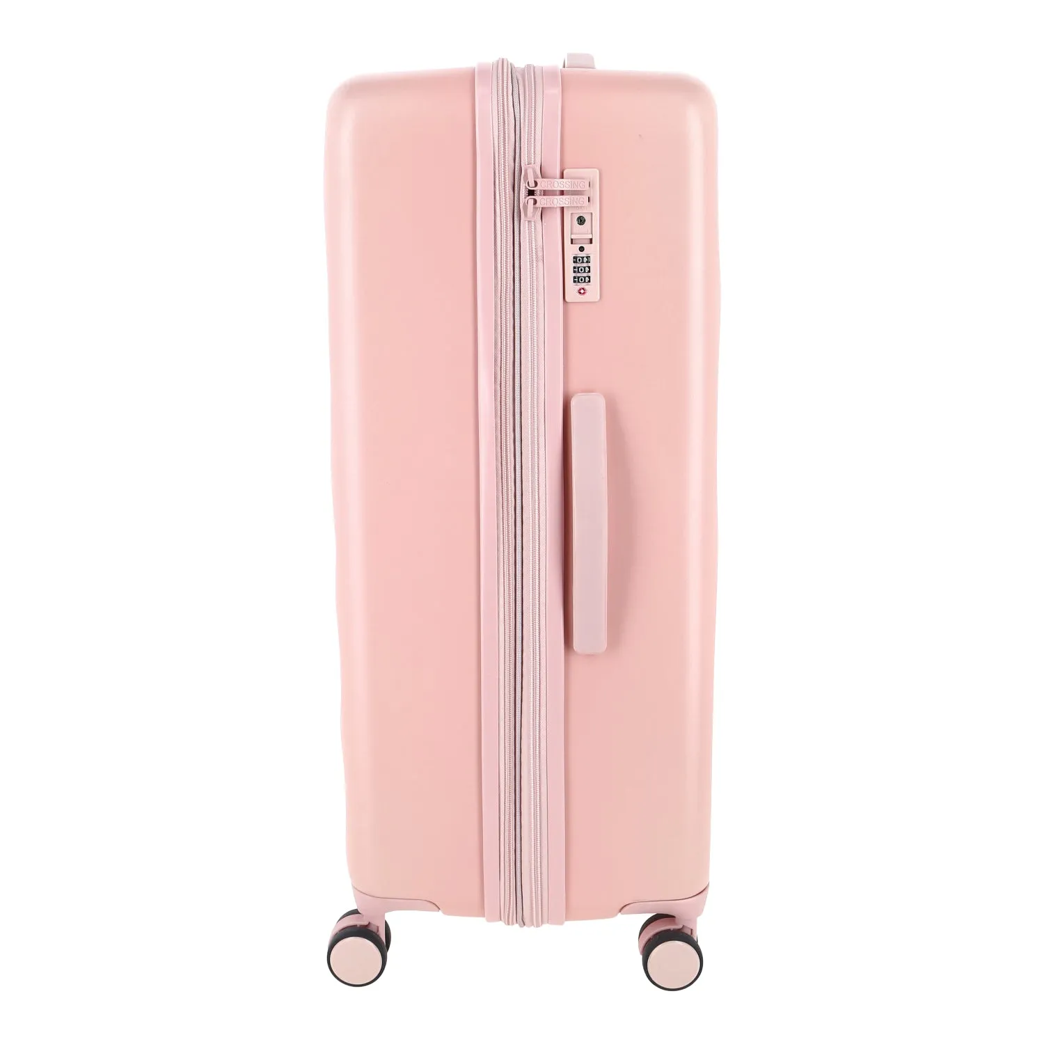 Crossing Miles Polycarbonate Expandable 20" Carry On Luggage Spinner