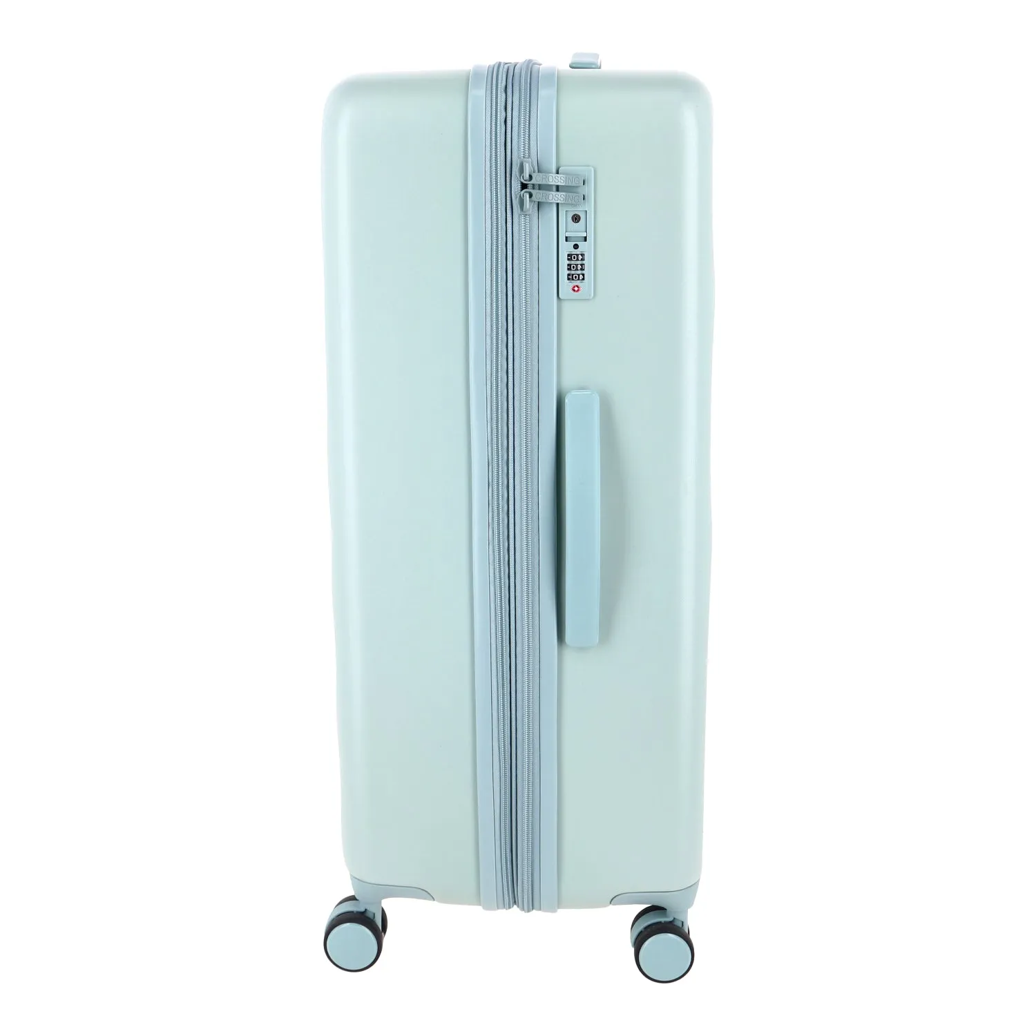 Crossing Miles Polycarbonate Expandable 20" Carry On Luggage Spinner