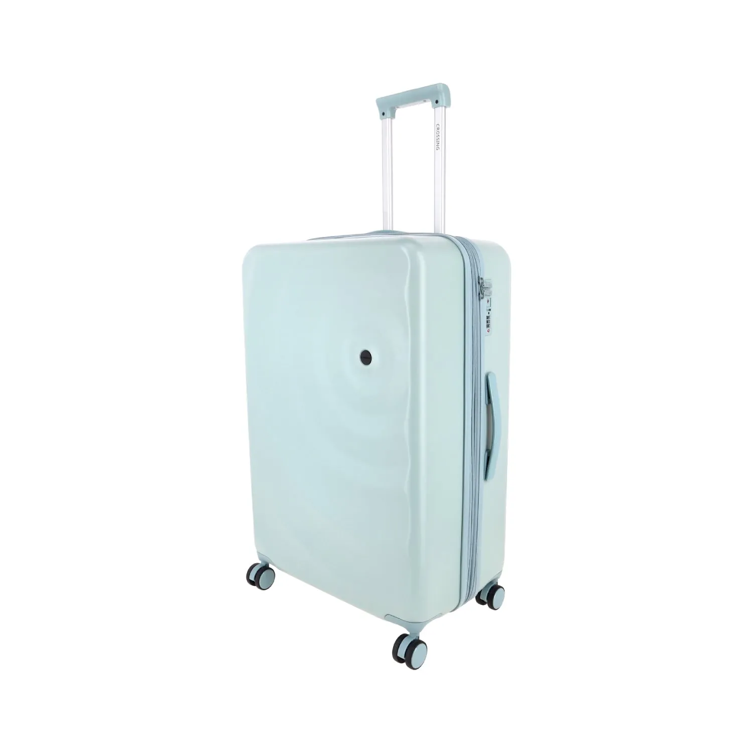 Crossing Miles Polycarbonate Expandable 24" Medium Luggage Spinner