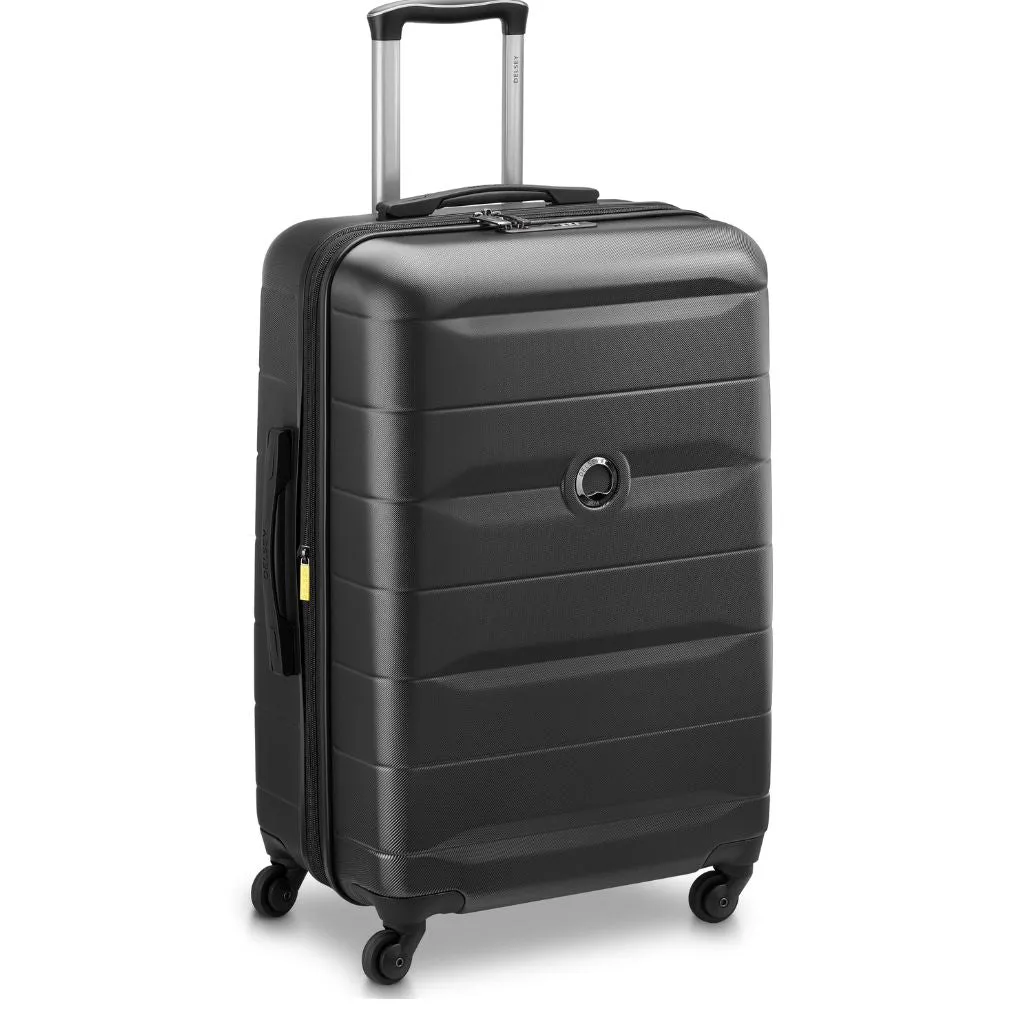 Delsey Comete 65cm Medium Luggage - Black