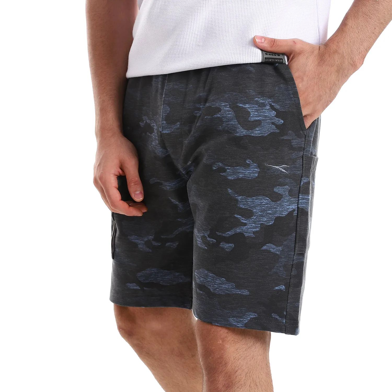 Diadora Men Cotton Short With Side Pockets