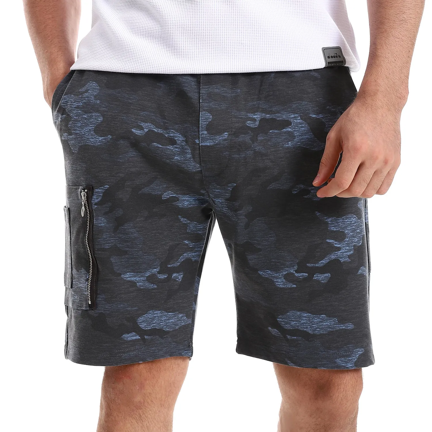 Diadora Men Cotton Short With Side Pockets