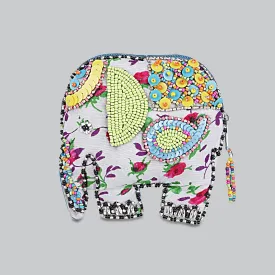 Elephant Shape Bead Work Coin Pouch