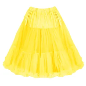 EXTRA VOLUME Yellow Net Vintage Rockabilly 50s Petticoat Skirt