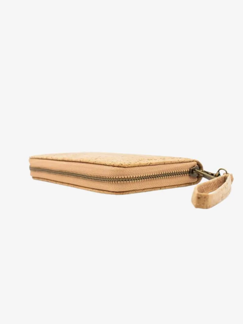 FOReT Cork Elizia Zipped Wristlet - Natural