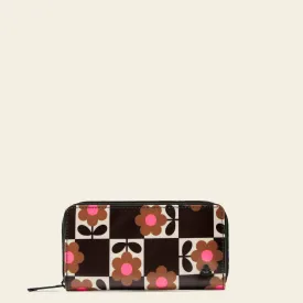 Forget Me Not Wallet - Flower Pot Chestnut