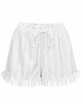 Genevieve Shorts - Chalk Stripe