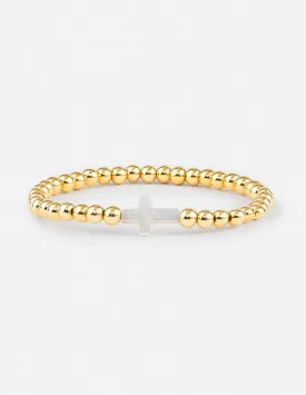 Gold Cross Bracelet