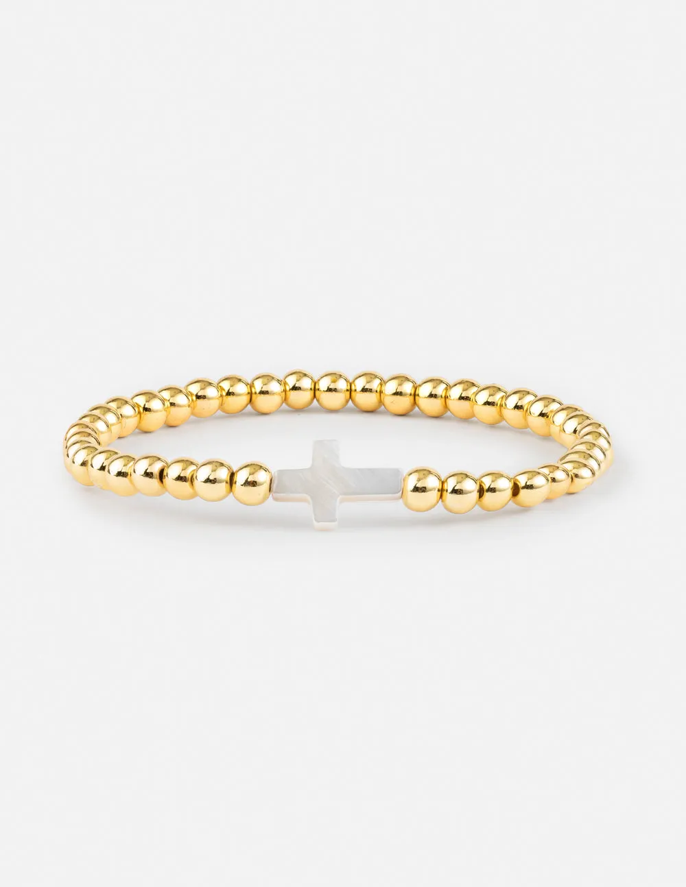 Gold Cross Bracelet