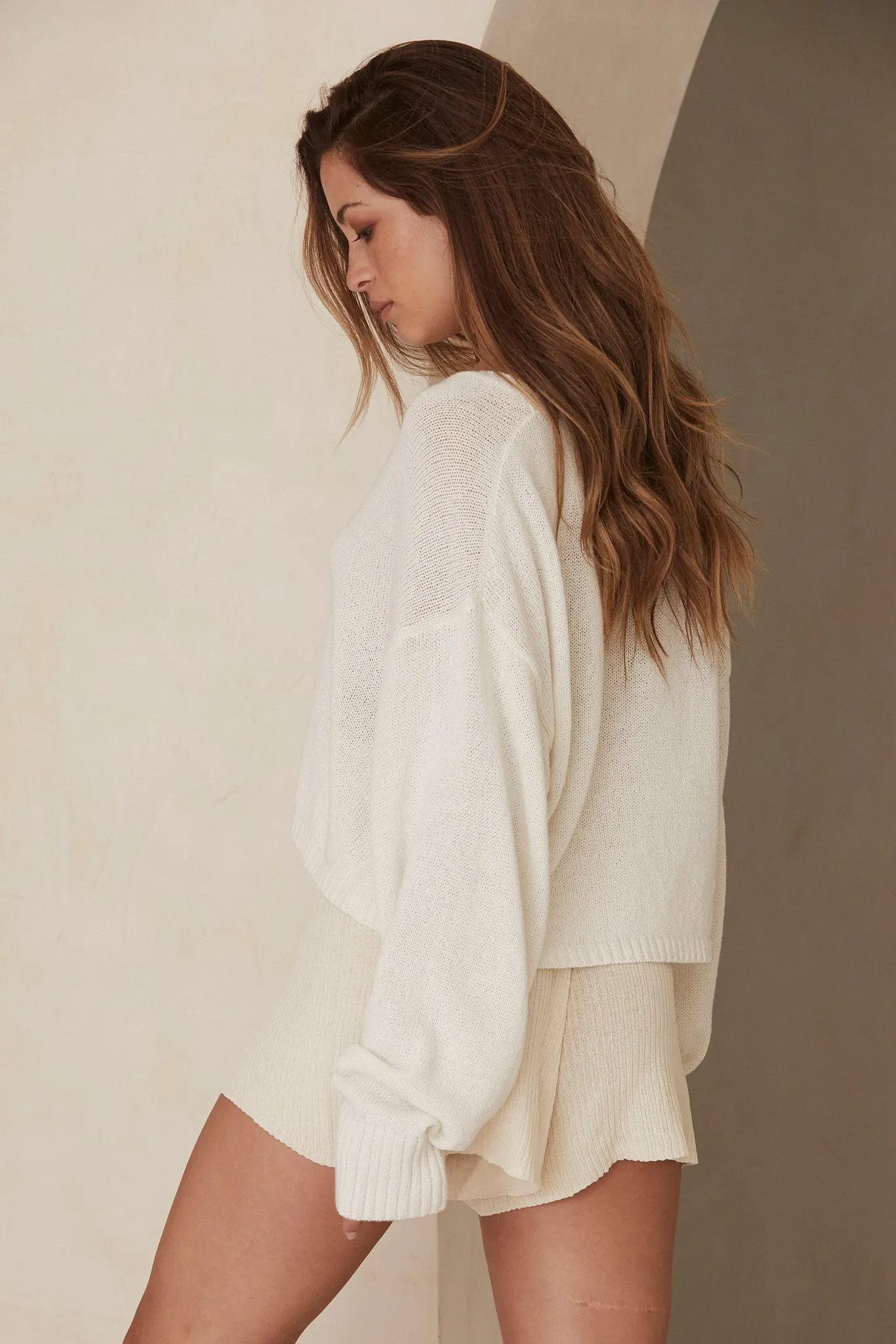 Hamilton Island Sweater - White