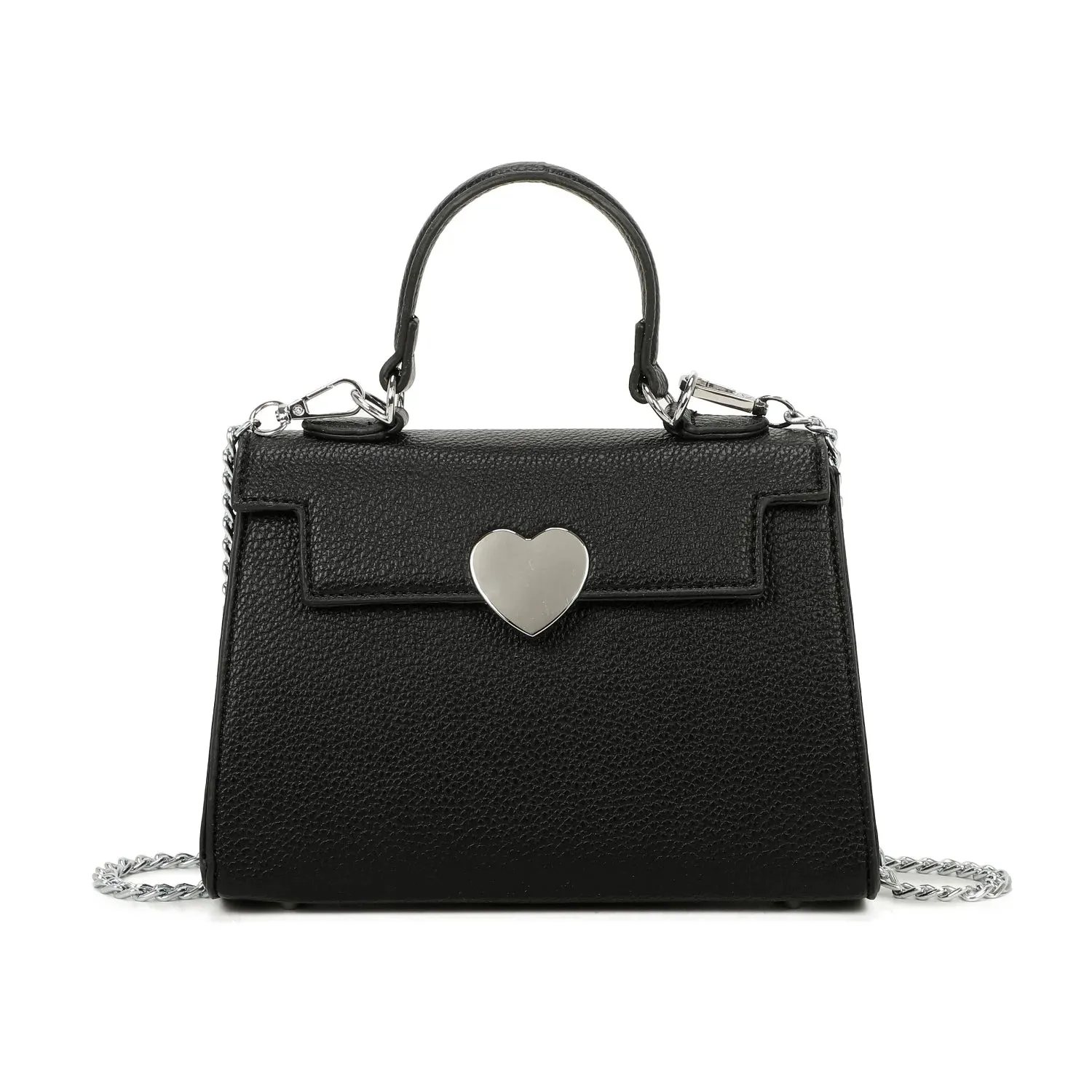 Heart Box Bag With Chain