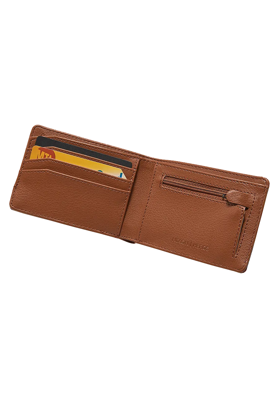 Heros bi-fold wallet - Tan