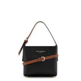 Honoré Adriane Mini black leather handbag calfskin leather