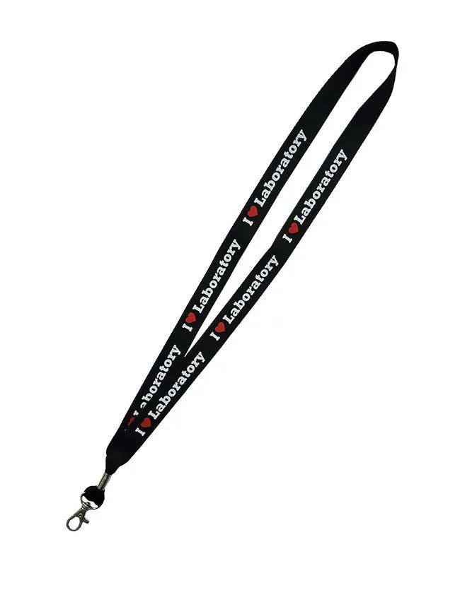 I Love Laboratory Lanyard