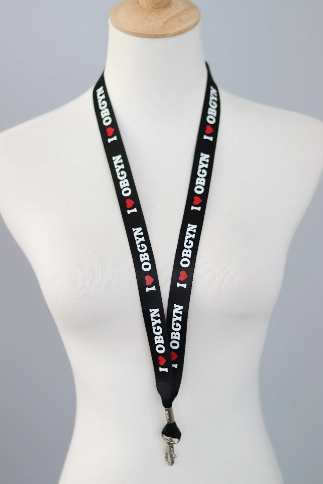 I Love Obstetrics and Gynecology Lanyard