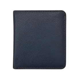 ILI NEW BI-FOLD WALLET NAVY SADDLE