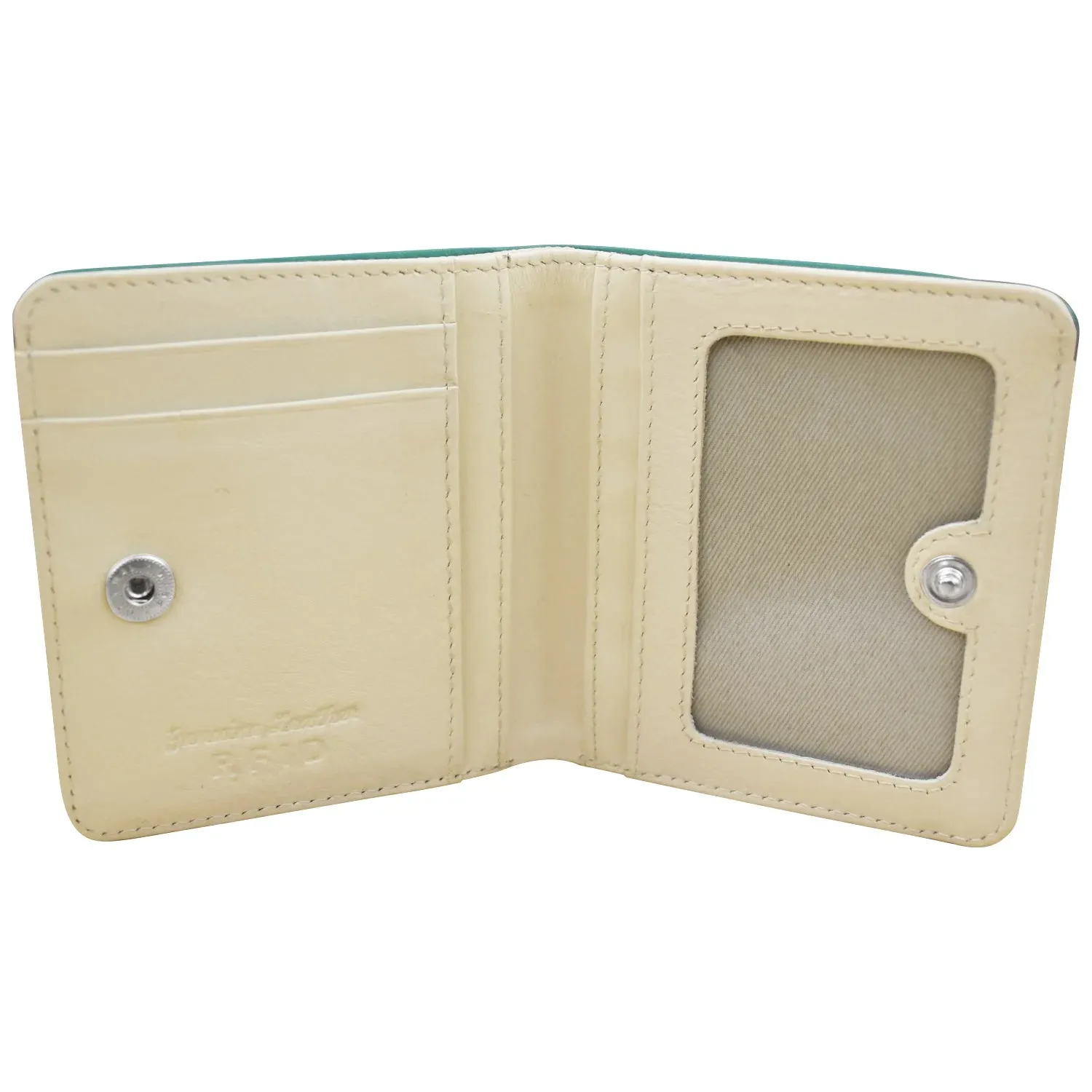 ILI NEW YOKR BI-FOLD WALLET TURQUOISE BONE