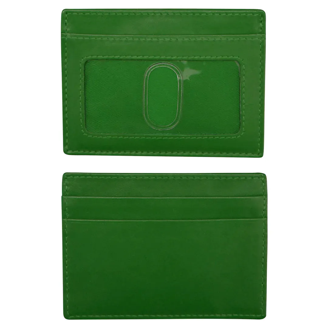 ILI NEW YORK 7201 ID AND CREDIT CARD HOLDER EMERALD