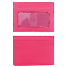 ILI NEW YORK 7201 ID AND CREDIT CARD HOLDER INDIAN PINK