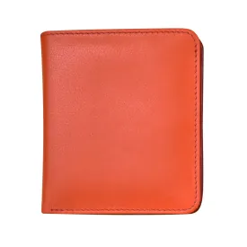 ILI NEW YORK BI-FOLD WALLET ORANGE RED