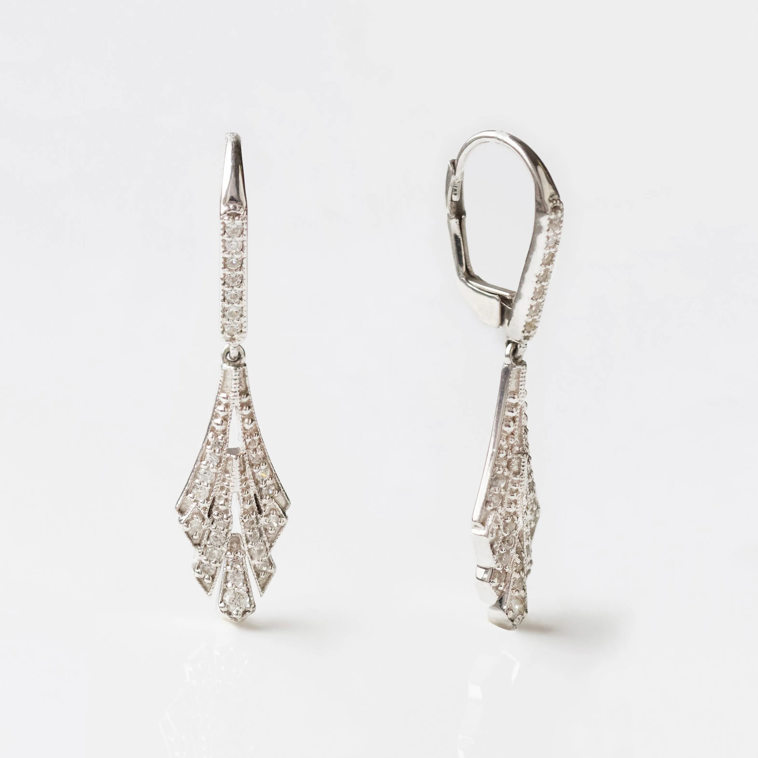 Isabella Vintage Fan Earrings