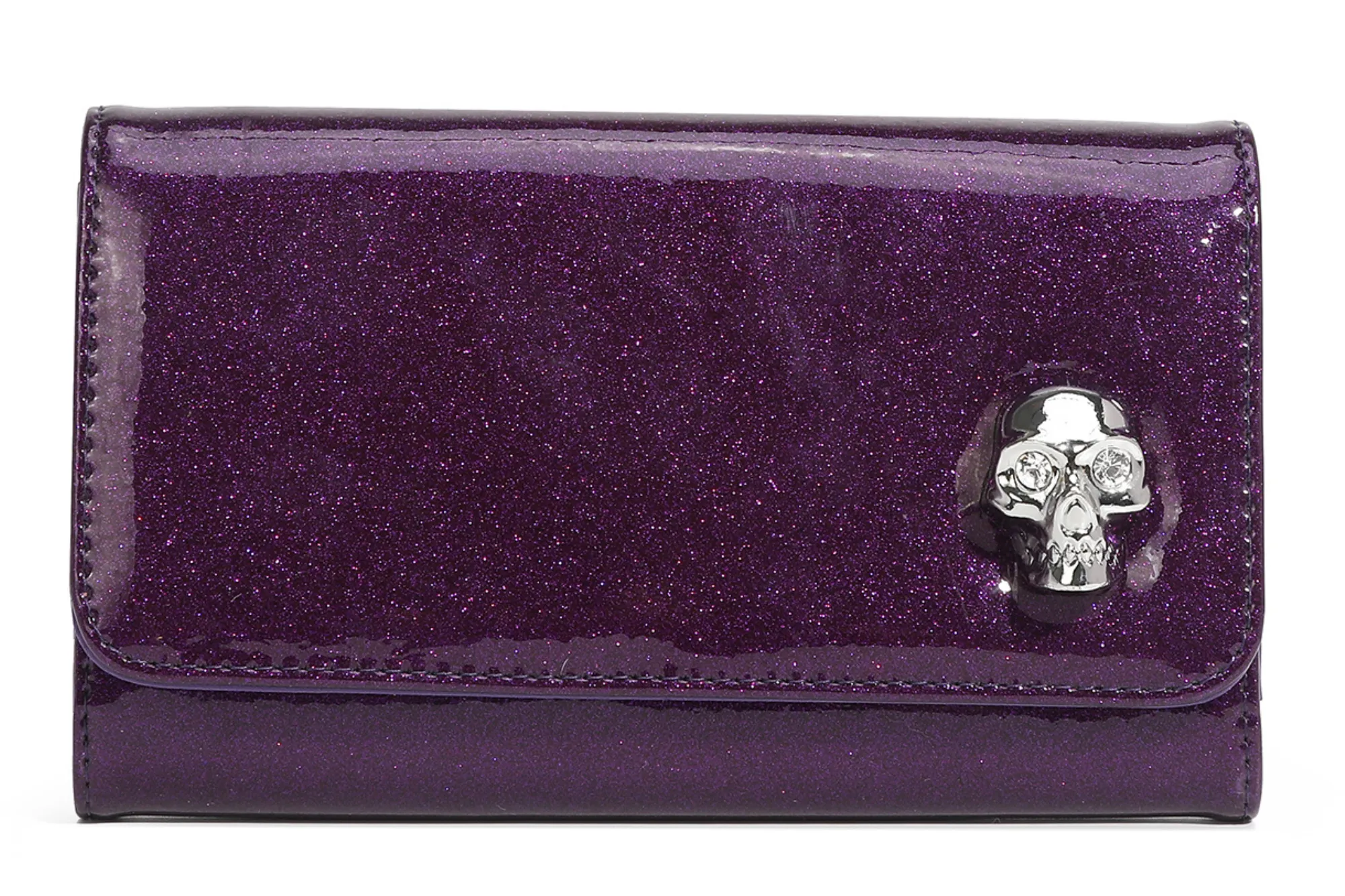 Lady Vamp Wallet - Poisonous Purple Sparkle