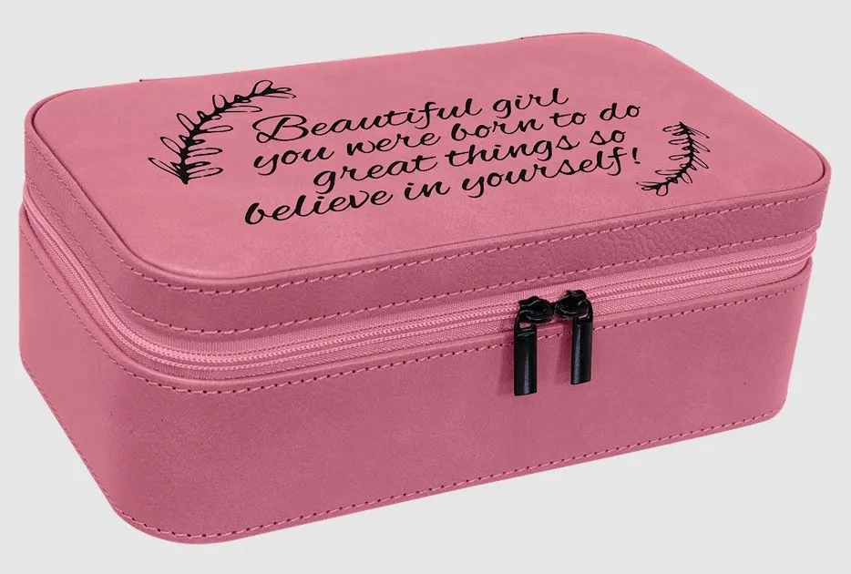 Laserable Leatherette Jewelry Box