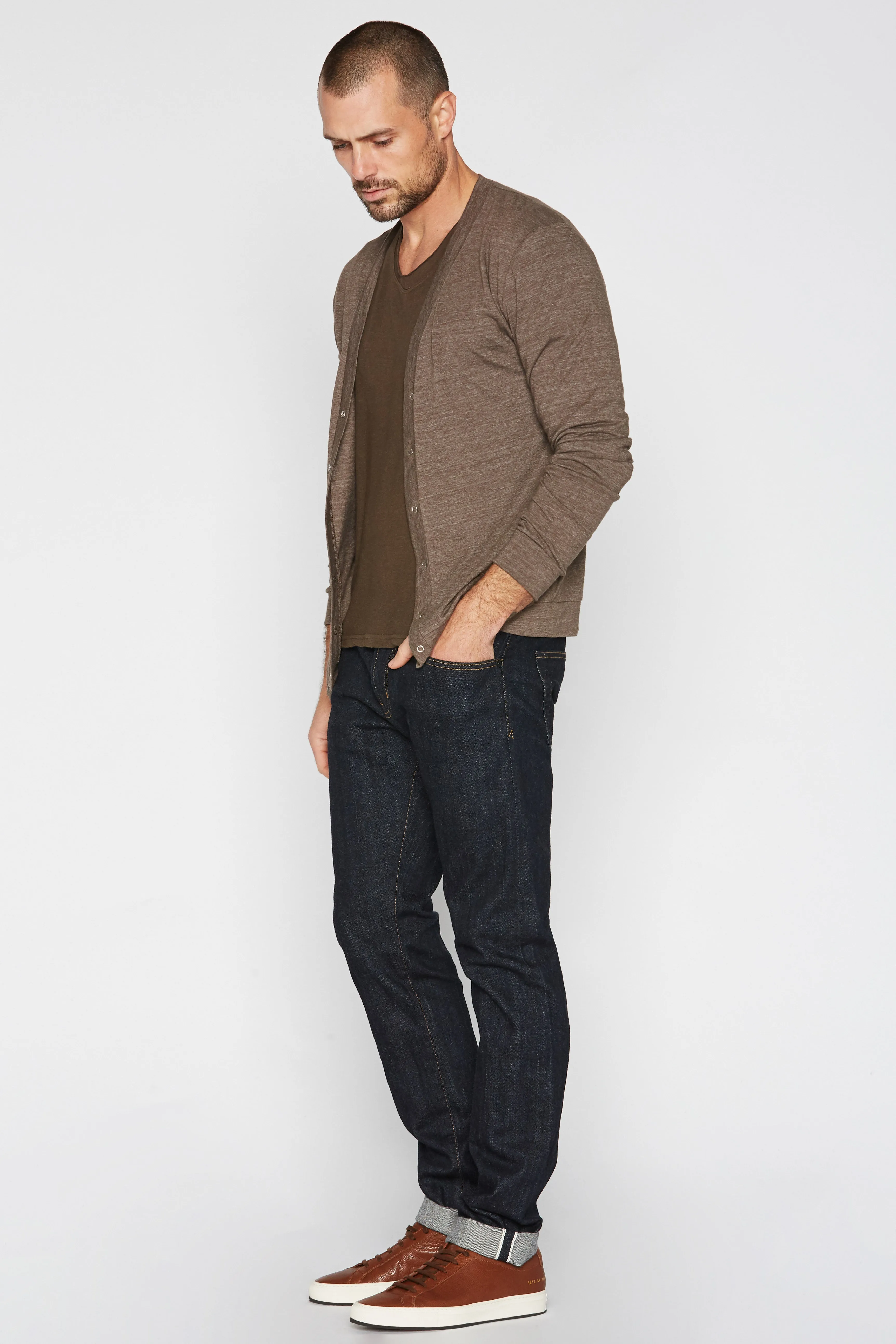 Men's Tri-Blend Cardigan Sweater