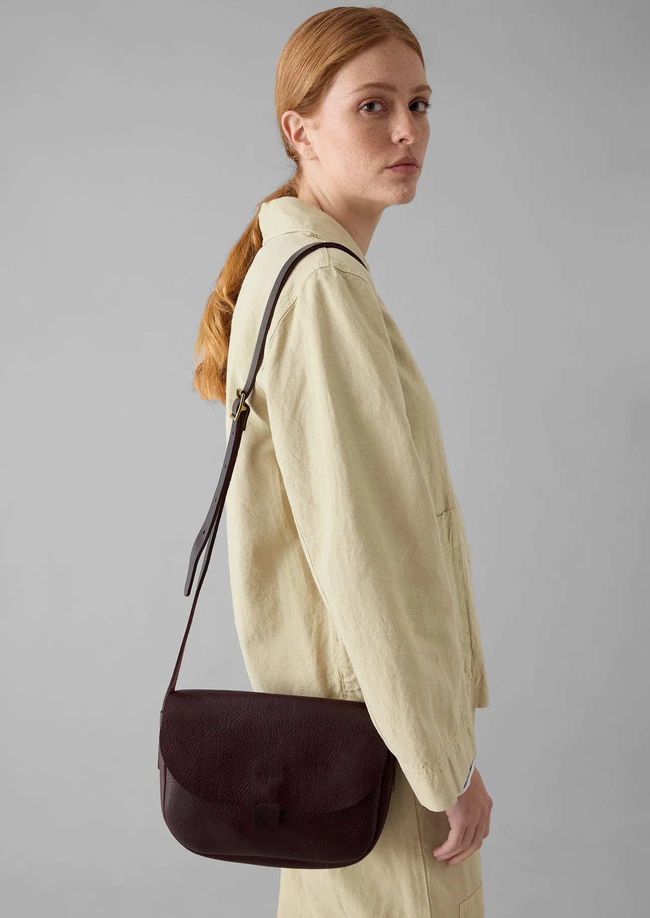 Midi Orbed Tab Bag Grape