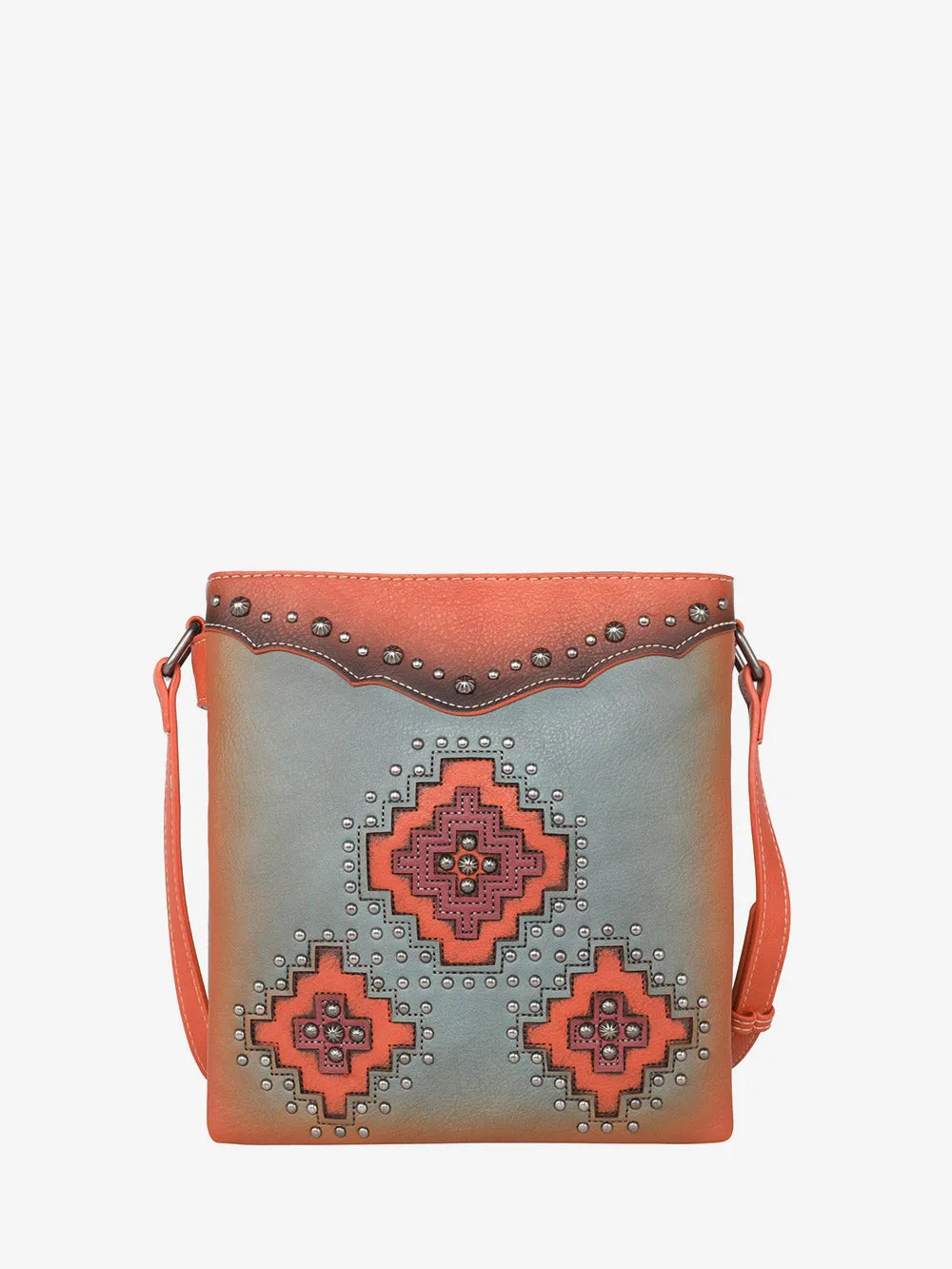 Montana West Cut-out Aztec Applique Concealed Carry Crossbody